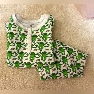 Roller rabbit, green, monkey girls, pajamas 💚